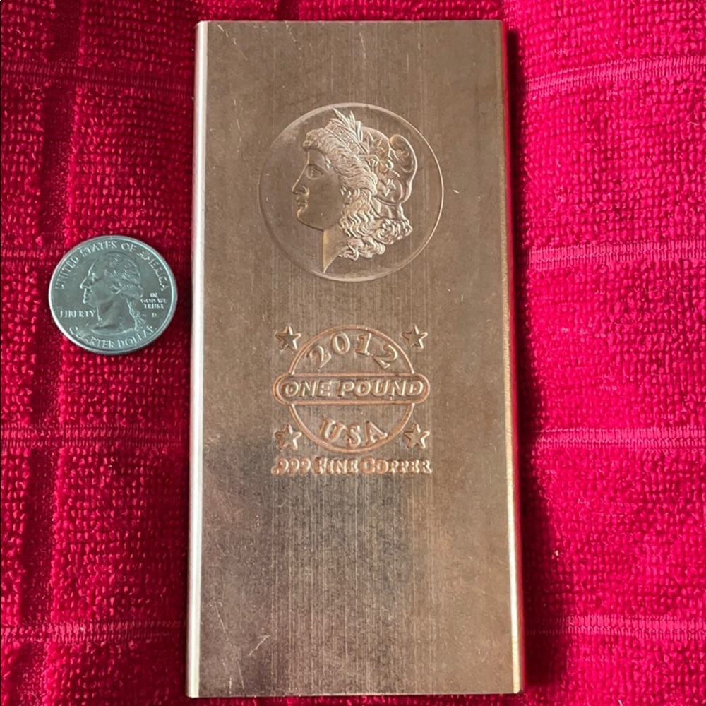 COPY - One pound. 999 Fine Copper bar
